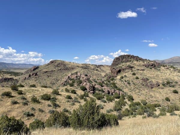 hilly desert landscape