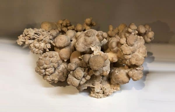 large cluster of bumpy spheres of aragonite