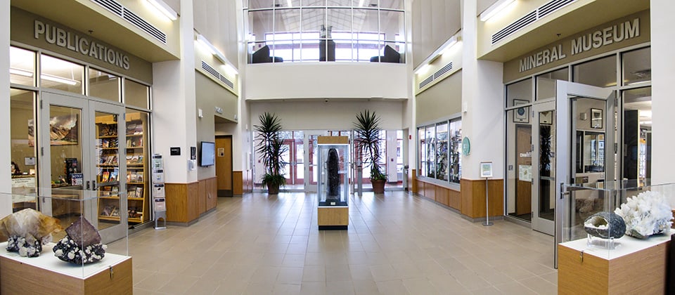 Atrium of NM Mineral Museum